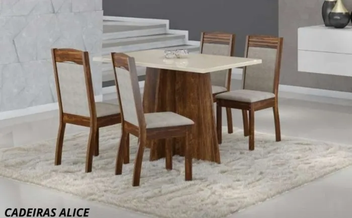 Mesa Jantar Iza 4 lugares *novo na caixa