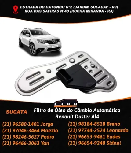 Filtro de Óleo do Câmbio Automático Renault Duster Ai4