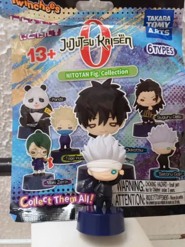 Kit 3 Figuras Jujutsu Kaisen NitoTan - Takara Tomy - Gojo, Yuta e Geto