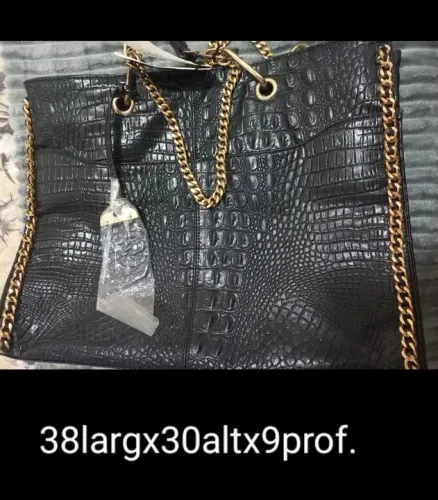 Bolsa preta Iódice NOVA 38LARGX30ALT9PRIF