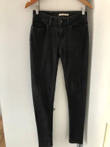 Calça Jeans Levis Skinny Preta Feminina