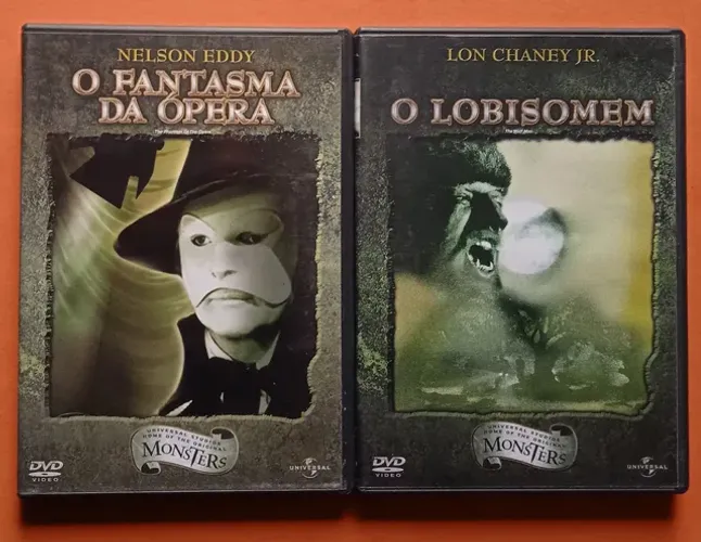 Dvd O Fantasma da Ópera + O Lobisomem 