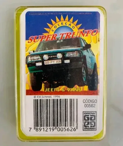 Super Trunfo Jeeps & Vans Grow