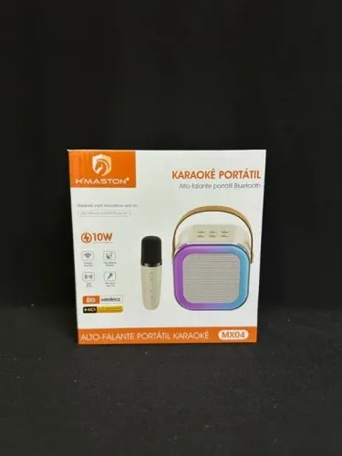 CAIXA DE SOM KARAOKÊ MX04