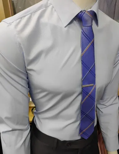 Camisa social/casual azul claro slim promoção 99, cada