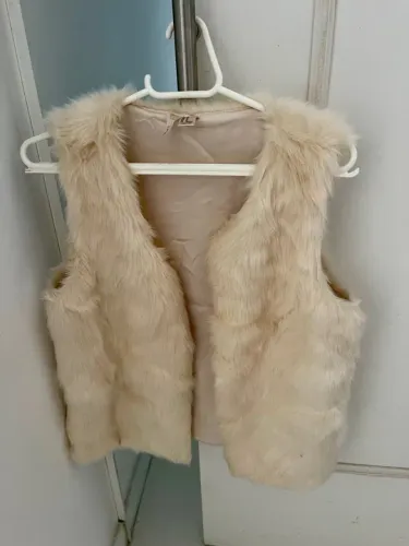 Colete de frio felpudo
