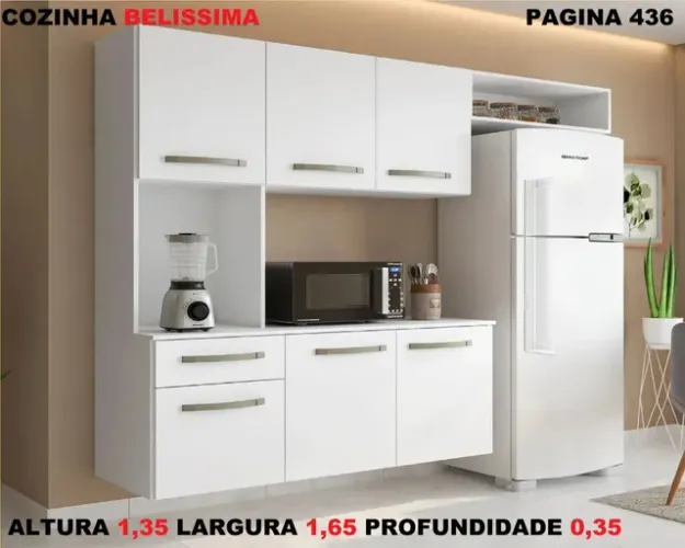 Armário de cozinha entrega e montagem grátis para toda Maceió 