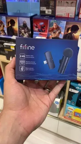 Microfone Wireless Fifine M6 - Novo Lacrado - Parcelamos Sem Juros