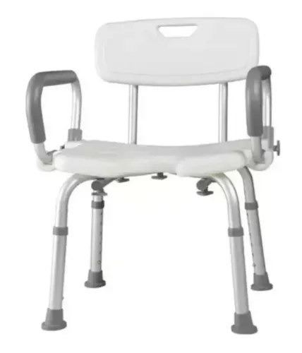 Hospital cadeira de Banho Fixa com encosto e braços de apoio - Premium  Home Care 