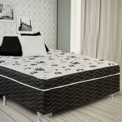 Cama Box Casal com pés _ A Melhor de Salvador