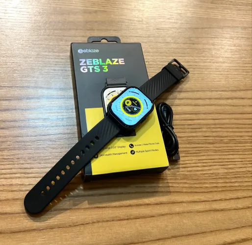 Smartwatch Zeblaze GTS 3 Preto ? tecnologia e elegância no seu pulso!
