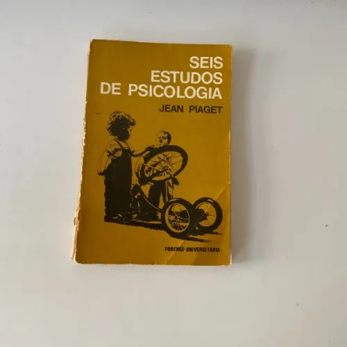 Ref.658 Livro Seis Estudos de Psicologia de Jean Piaget em edição usada