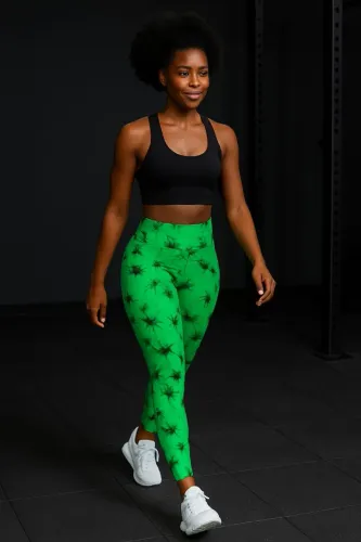 Legging Verde Tie Dye ( tamanho GG )