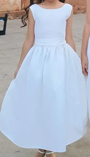 Vestido Branco 12 anos