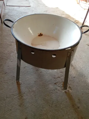 Fritadeira a gás para salgados