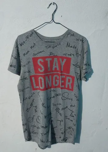 Camiseta Alongada Tamanho: M Cor: Cinza - Energy Jeans