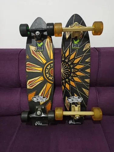 Dois Longboards Gobby Pintados à Mão