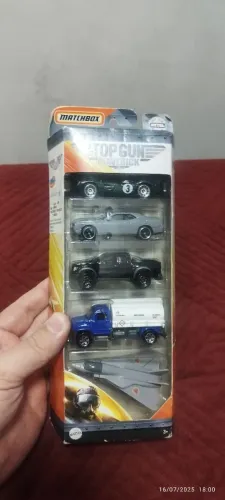 Matchbox Top Gun Maverick - Kit com 5 carrinhos