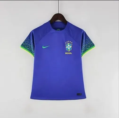 Camisa Brasil Azul feminina - tamanhos M e G