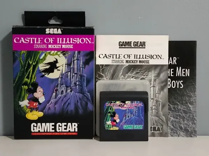 Castle of Illusion Game Gear - Completo com Caixa e Manual | Raridade SEGA | Mickey Mouse<br>