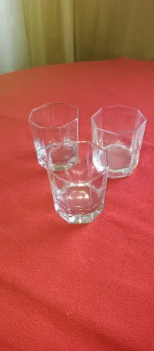 Copo para whisky cristal octogonal 