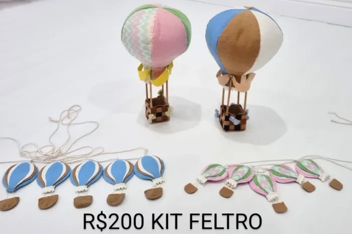 Kit Balão de Feltro Decorativo