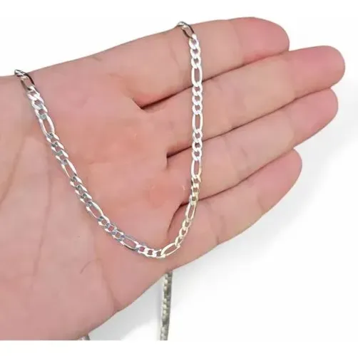 Corrente de prata 3X1.