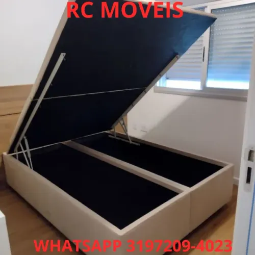 Cama Box Baú Super King 1.93x2.03 - Espaço, Sofisticação e Funcionalidade