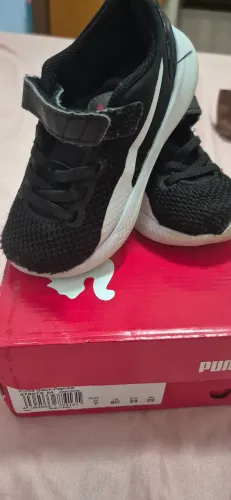 Tênis Puma Preto/branco unissex n° 22