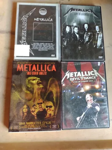 Metallica Combo 5 Dvds Some Kind of Monster (Duplo), Devil's Dance, Live In San Diego