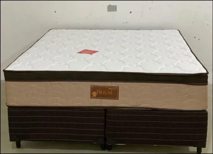Cama Box King Size193x203x74 Reconflex Molas Ensacadas