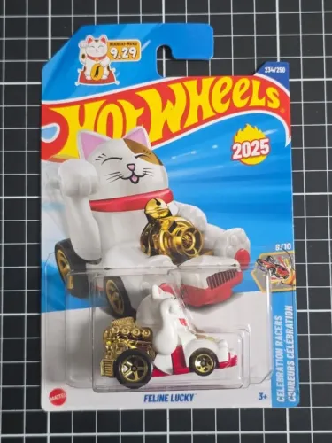 Feline Lucky (Gato da Sorte) - Hot Wheels