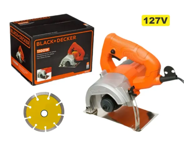 Serra marmore Black Decker com Disco Diamantado nova na caixa 1100W-110V 