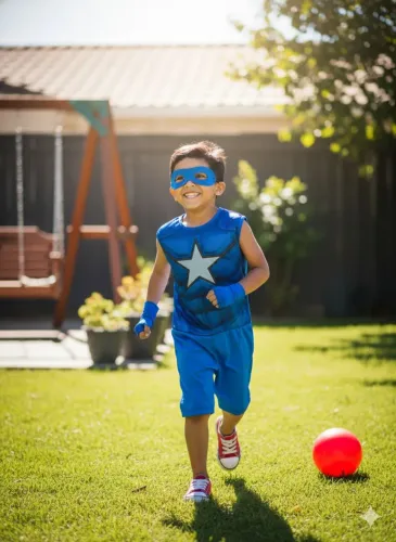 Fantasia do capitão América infantil nova serve para criança de 6/7 anos