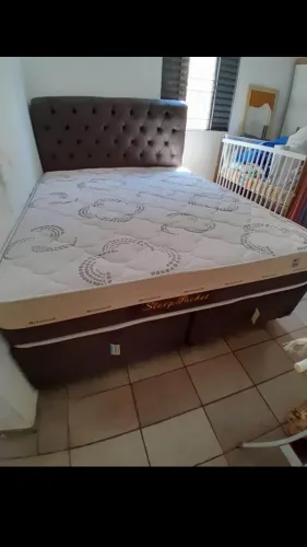 Cama box king hoje