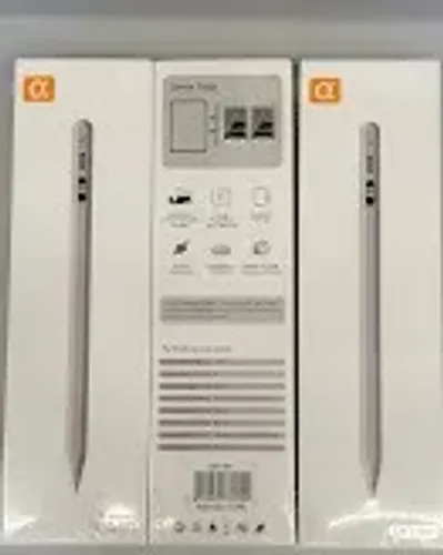 Caneta Touch Para Tablet Ponta Fina Universal Branco Fina