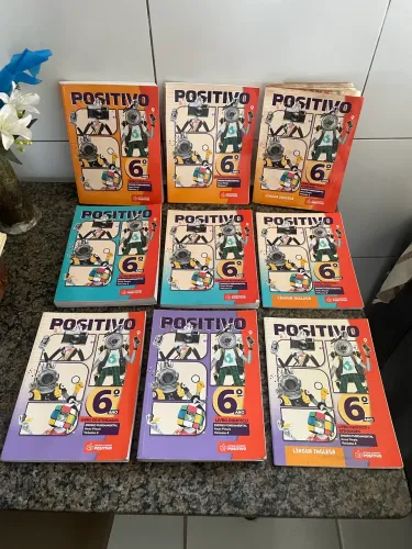 Livros Positivo 6º Ano - Volumes 2, 3 e 4