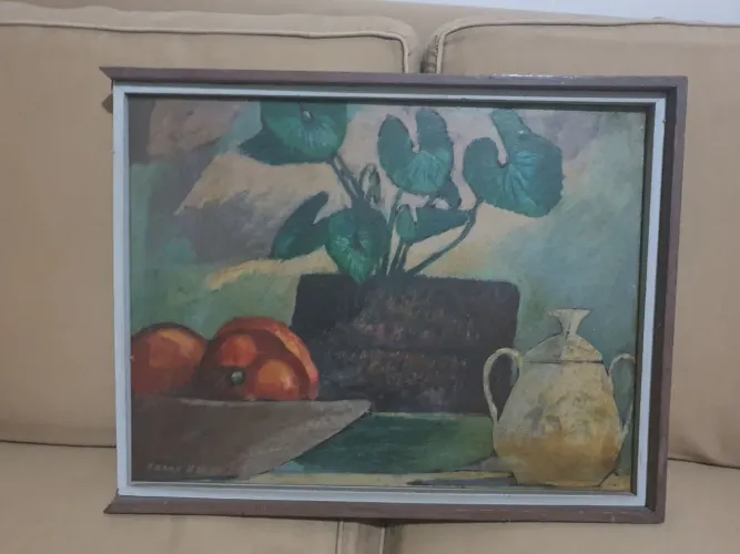 Quadro Pintura Original - Natureza Morta - Frank Leopold Zupnek 