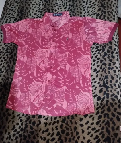 Camisa Floral Rosa Masculina - Estilo e Conforto