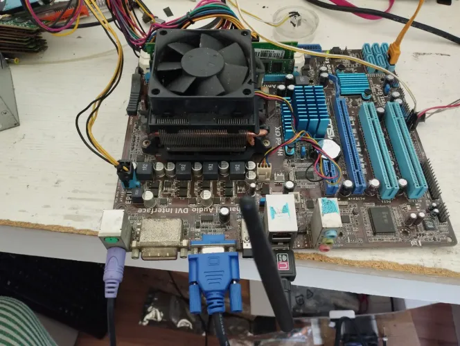 Kit placa mãe M4A78LT-M+ processador Athlon II X2