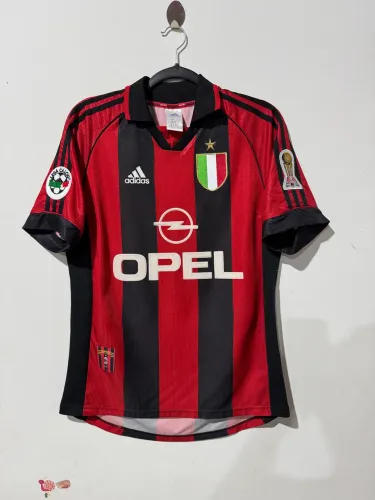 Camisa Milan 1999-00 centenário Maldini 3 original 