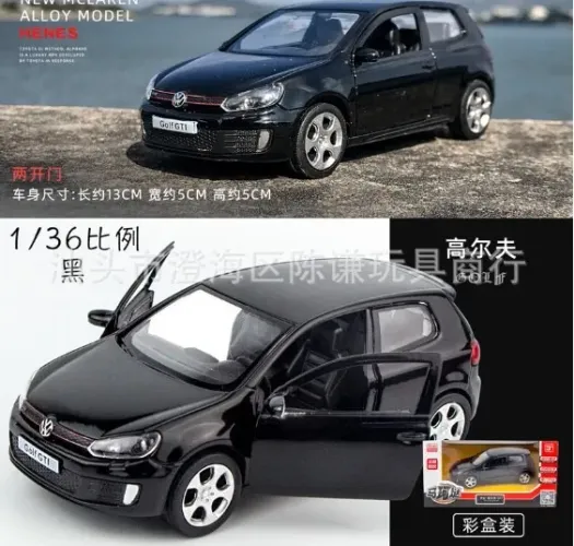 Carrinho Coleção Golf GTI Metal 1:36