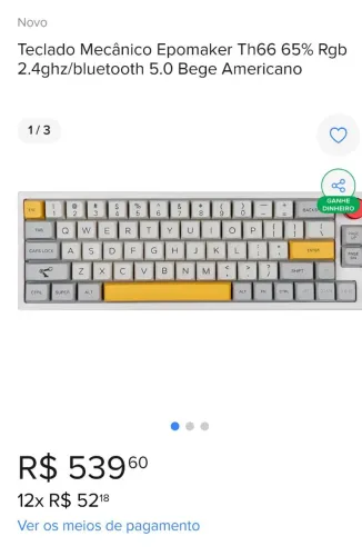 Teclado epomaker th66