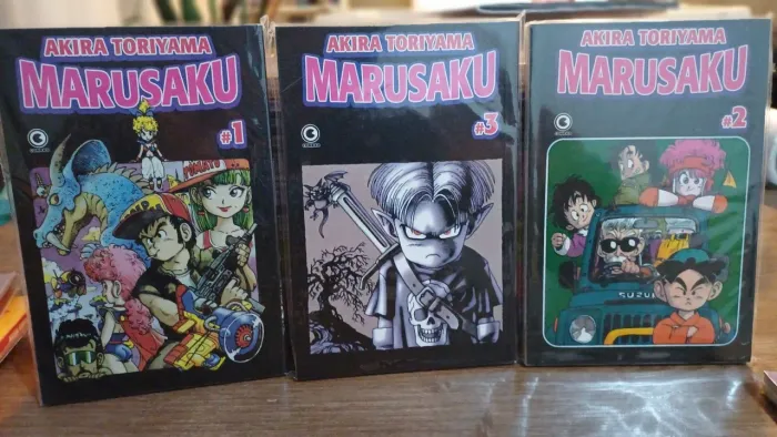Coleção Mangá Marusaku Volumes 1, 2 e 3 Akira Toriyama Conrad Original