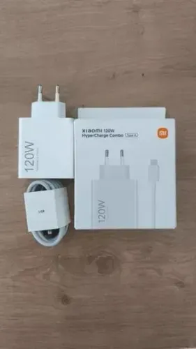 Carregador Xiaomi 120W Turbo Original Lacrado - Carga Rápida Completa em 1h