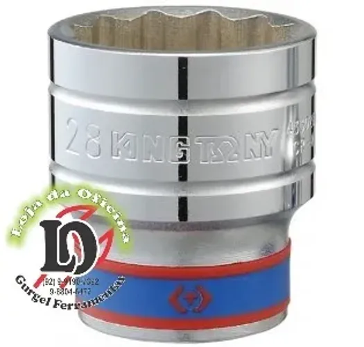 Soquete Estriado 11mm - 1/2" - King Tony