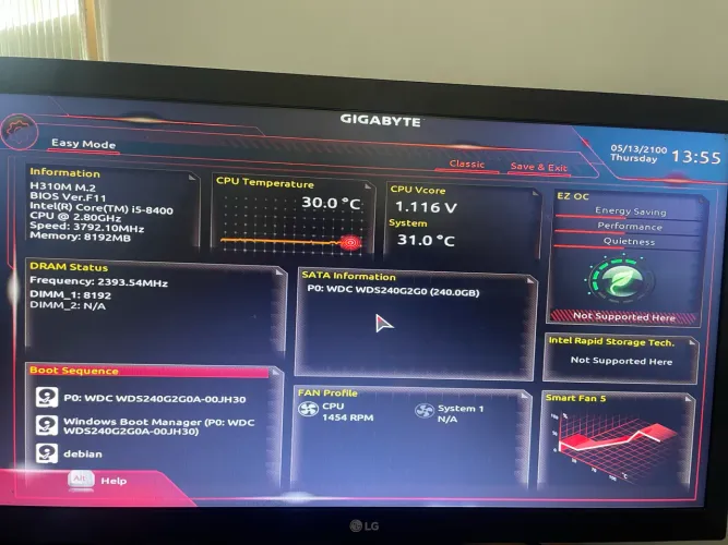 Computador Completo processador Intel Core i5 8400 2.8Ghz