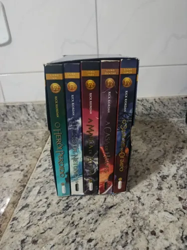 Box Livros Os heróis do olimpo