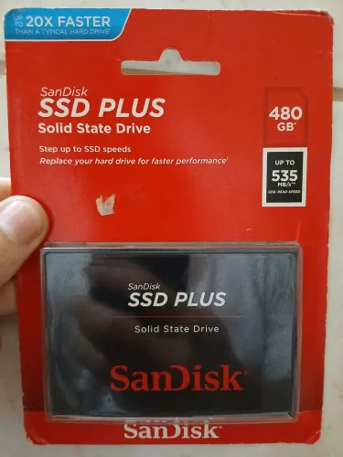 SSD 480GB SunDisk Plus sata III PC e Notebook 