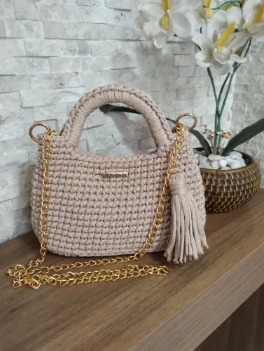 Bolsas em crochê 